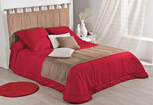 Linder 0509/28/807/160 a Monaco Gambe testata imbottita poliestere / cotone Taupe 85 x 160 cm