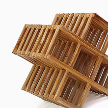 Portabottiglie in Legno Portabottiglie impilabile Portabottiglie Portabottiglie Portabottiglie per Vino in bambù - Portabottiglie per Arredamento Domestico, può Contenere 8 Bottiglie di Vino Rosso