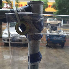 XJJUN Telo di Copertura Impermeabile Trasparente, Copertura in Telo Succulento in PVC per Protezione Solare da Balcone, Pioggia E Vento, con Fori in Metallo Personalizzabili