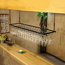 JHGJBJ Bottiglia di Vino Rack Pendente del Metallo Casa E Cucina, Regolabile in Altezza 30-60 Cm (90x35cm) (Color : Black, Size : 90 * 35cm)
