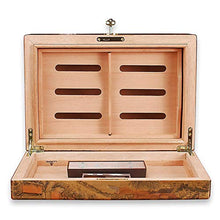Panjianlin Cigar Box Qingming Shanghe High Gloss Vernice con elettronico Tester di umidità di Cigar Humidor Cedro Cigar Box Portable di Viaggio Cigar Box di stoccaggio