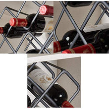 WZHZJ Supporti da Tavolo di stoccaggio del Vino del Supporto del Metallo del controsoffitto del Supporto di Free Standing (Size : M)