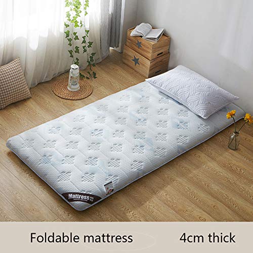 NSAIH Tappetino per Tatami,Futon da Viaggio,Coprimaterasso,Pieghevole,Morbido,Materasso per dormitorio,Materasso Antiscivolo,per Massaggi,Esercizi di Yoga,Campeggio,Hotel,Stretching