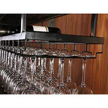 YWYW Portabottiglie portabottiglie Europeo in Ferro battuto portabicchieri da Champagne Adatto per Bar ristoranti cucine (Nero) (Dimensioni: 60 * 30 cm)