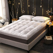 Futon - Materassino pieghevole in tinta unita Tatami, per letto singolo, matrimoniale, tiene al caldo in inverno, morbido tappetino per dormitorio, per studenti, singolo, matrimoniale, bianco, regina