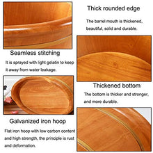 MZZYP Pediluvio barile Solido ammollo Piede in Legno Barrel la casa in Legno pediluvio Legno barile di Legno Solido Schiuma Bacino Salute pediluvio Barrel Foot Tub