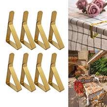 SOONPAM Mollette per tovaglia, mollette da tavolo, per picnic, tovaglia all'aperto, in acciaio inox, per picnic, laurea, feste, matrimoni, confezione da 8