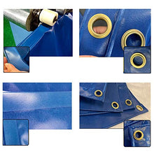 MTYLX Telo Multiuso per Esterni, Tessuto Impermeabile in Pvc Blu Resistente 0,4 Mm Spessore Pesca Campeio Copertura Del Terreno 420 G/M²,5.8X5.8M,5.8X5.8M