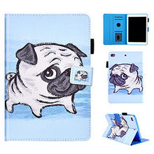 Robinsoni Custodia Compatibile con iPad Mini 1/2 / 3/4 / 5 Tablet Cover con Supporto PU Pelle Folio Flip Libretto Auto Sleep/Wake Libretto Cover Cartone Animato Libro Cuoio Portafoglio Case,Cane