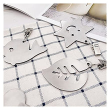 Stile moderno 1pcs Carino tovaglia in acciaio inox pesi antiruggine anti-funzione multi-funzione clip in metallo morsetti fai da te ganci tovaglia decorazioni artigianato per coperture per tavoli da g