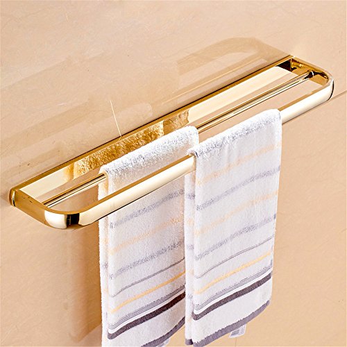 MBYW Portasciugamani Moderno Portasciugamani Elegante per Il Bagno di Moda Portasciugamani Antico in Rame Dorato Antico portasciugamani Hardware Bagno Ciondolo portasciugamani Europeo (56FB)