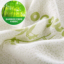 NOFFA Coprimaterasso 2 Piazze Matrimoniale, Materasso Topper Viscoelastico in Memory Foam, include Bambù Fodera Rimovibile Ultra Morbida (180x200x5cm)