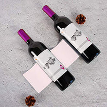 ALUYF Espositore per Champagne in Stile Europeo Portabottiglie Antiscivolo in Stile Europeo Portabottiglie Porta Vino Plastica per Cucina Controsoffitto Dispensa Frigo (Rosa Chiaro)