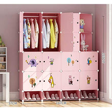 Guardaroba Semplici Bambini Armadio casa Camera da Letto Panno di plastica del Bambino del Tessuto Semplice Bagagli Moderna Hanging Assemblea Armadio XINYALAMP