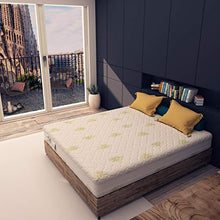 Baldiflex - Materasso Singolo in Memory 2 Strati Monozona 12 + 3 80 x 190 cm - Aloe Vera Cus. Fiocco incl.