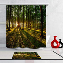 LIYAN Combinazione Bagno. Immagini Chiare E Colori Vivaci Rendono Il Tuo Bagno Pieno di Vita. Accessori da Bagno. Luce del Sole. Foresta. Erba.