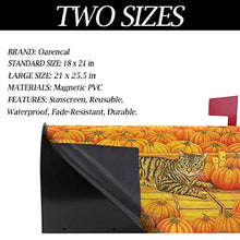 Copertura magnetica per cassetta postale per gatti di Halloween, motivo zucche, per giardino, giardino, giardino, casa, dimensioni standard, 53,3 x 45,7 cm