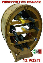 Relax e Design Mobile Cantinetta Porta Bottiglie Vino, Legno Abete, per enoteca, Cantina, casa