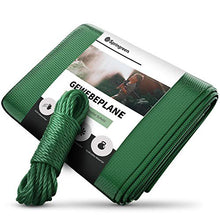 Telone verde primavera 2x3m - Telone in tessuto extra impermeabile e rinforzato per proteggere mobili, legno e come base o protezione dal sole - Copertura antipioggia universale - impermeabile