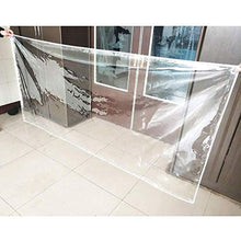 Telone Impermeabile Spesso Trasparente, 0.5MM Telone In Plastica Antipioggia E Impermeabile, Tenda Da Sole for Serra for Piante Da Esterno, Isolamento Del Balcone Finestre In PVC Completamente Traspar