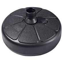 Oulian Base Rotonda per Ombrelloni, Base per Ombrellone da Giardino Plastica, Riempibile con Sabbia/Acqua, per Esterni, Patio e Cortile, Adatto per aste da 35-38 mm