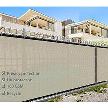Balcone Protezione LSXIAO Schermata di Recinzione Mazzo di Privacy Residenziale Tessuto Traspirante in HDPE Tempo Metereologico Rete da Recinzione Esterna for Terrazze, Piscine