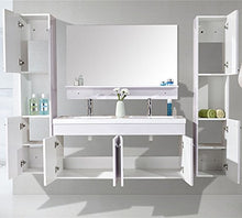 Grafica ma.ro srl Mobile Bagno LAVABO 2 Rubin. W. Elegance Rosa Chiaro ARREDO Bagno Completo 120 CM