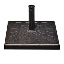 Outsunny Base per Ombrellone Diametro 3,8-4,8cm Peso 16,8Kg da Giardino Resina 47x47x32cm