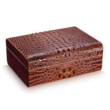 Humidor in Pelle Con Umidificatore - Stoccaggio A Quattro Zone Grande Capacità Sigaro Legno Di Cedro Humidor - Humidor 50 Capacità Sigaro