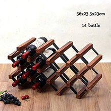 Classico Freestanding bottiglia di vino di legno Barilotto di vino rack supporto in metallo Steel Cabinet Bottle Holder Lattice bagagli stand Organizzatore controsoffitto in legno Wine Rack |Vino Arma
