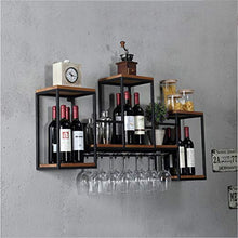 WEI-LUONG Parete Wine Rack Magazzinaggio di Vino Bottiglie Holder Ripiani unità Wine Rack