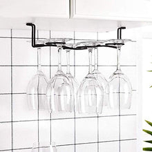 Porta Bicchieri 6 Bottiglie Calici Portabicchieri Porta Bicchieri Vino Porta Bottiglie da Vino Ripiano Salvaspazio Appendiabiti Espositore Ripiani Utensili da Cucina