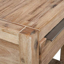 Festnight Comodino con Cassetto in Legno Massello d'Acacia 40x30x48 cm