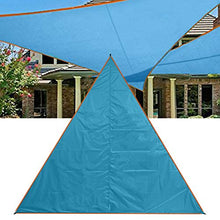 Vbest life Tenda da Sole per Esterni, Tenda da Sole Triangolare Resistente ai Raggi UV(Blu)