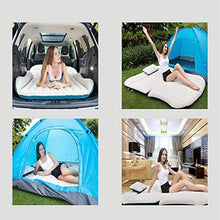 Lettino da viaggio Lettino da viaggio Sedile posteriore Air letto portatile Letto gonfiabile Air letto delle famiglie a doppio uso del materasso di aria ispessimento floccato materassino con built-in