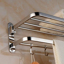 L-YINGZON Asciugamano Rack, Parete rail Bagno cremagliera Bagno cremagliera cremagliere Mensola da bagno gancio 304 staccabile cremagliera mensola del bagno cremagliera bagno Portasciugamani Accessori