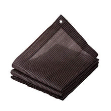 Rete Ombreggiante Anti-UV 90%-95%,Telo Ombreggiante Tessuto Ombreggiante,Rete Telo Ombra a Rete Traspirante,Anti età,con Occhielli,per Piante Grasse,Balcone,Cortili,Marrone (3x5m/9.8x16.4ft)