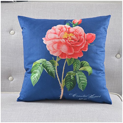 MEILING Fiori Dipinti a Mano in Stile Americano e Cuscini pastorali in Cuscino del sofà Pillow Decorativo Morbido Yao Yao (Dimensioni : 60 Cm)