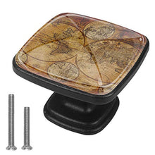 Mappa d'epoca (4) 4 PCS Pomelli per Porta, Pomolo per Mobile, Pomelli per Mobili con Viti, Maniglia per Armadietto, Pomelli per Porta, Pomelli per Cassetti per Porta, Armadio, Cassetto e Credenza