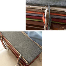 Xpnit - Cuscino per panca da giardino con cerniera, cuscino da pavimento Tatami, cuscino da pavimento per 2-3 posti, in rattan, per interni (80 x 30 cm, grigio scuro)