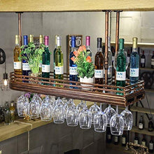 FGDSA Mensole galleggianti Portabottiglie in Legno massello Portabottiglie per Vino Portabottiglie per Bicchieri da Vino Capovolto Portaoggetti Retro per casa (Dimensioni: 60 cm)