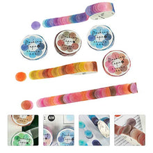 Toddmomy 7 Rotoli di Frutta Candy DOT Washi Tape Set Adesivi Rotondi per Journal Planner Fai da Te Scrapbooking Notebook Decalcomanie (Colori Casuali)
