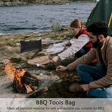 Hemoton 5Pcs Barbecue Strumento di Immagazzinaggio del Sacchetto del Sacchetto del Supporto di Tela Strumento BBQ di Campeggio di Picnic del Sacchetto di Stoccaggio Pentole Utensili Borsa