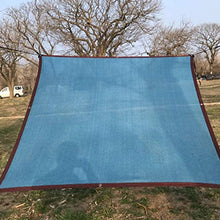 HLMBQ Rete Ombreggiante Polietilene Telo Ombra Telone Copertura frangisole Respirante Giardino recinzioni coperture balconi Azzurro 2m x 1m