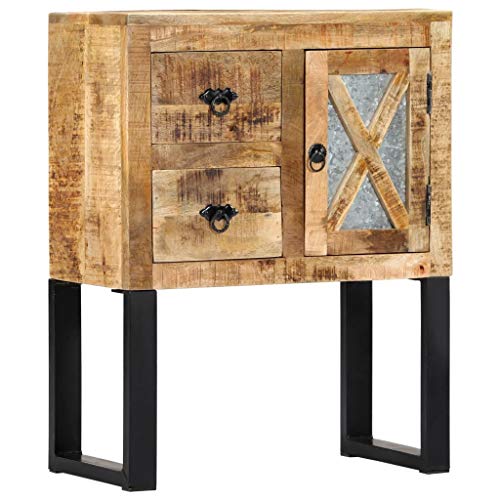 FAMIROSA Credenza 60x30x76 cm in Legno Massello di Mango