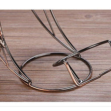 Elegante Semplicità Crescent Dente Portabottiglie Vino Creativo Europeo Retrò Ferro Battuto Portabottiglie Casa Desktop Portico Decorazione Ornamenti Regalo Di Nozze Bronzo Bello Ed Elegante, HJJ