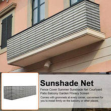 Infilm, protezione per la privacy, per balcone, 4,9 x 0,9 m, traspirante, per portico e cortile, per scale, per interni ed esterni, con corda e cravatte