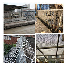 Rete Da Giardino, Rete Di Sicurezza Esterna Corda Bianca Protezione Anticaduta for Bambini Adatta for Abbellimento Del Giardino Balcone Decorativo Scale Ringhiera Esterna Isolamento Dell'animale Domes