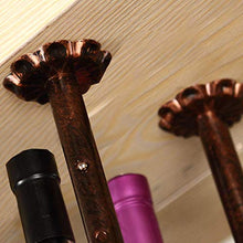 PWZ Pratica Semplicità Domestica Solid Wood Pratica Semplicità Domestica Bar Appeso Bicchiere da Vino Scaffale per Vino a Parete Rovesciata