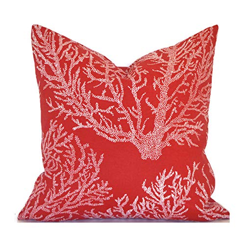 73Elley - Cuscini decorativi per esterni, per esterni e esterni, colore: Rosso corallo